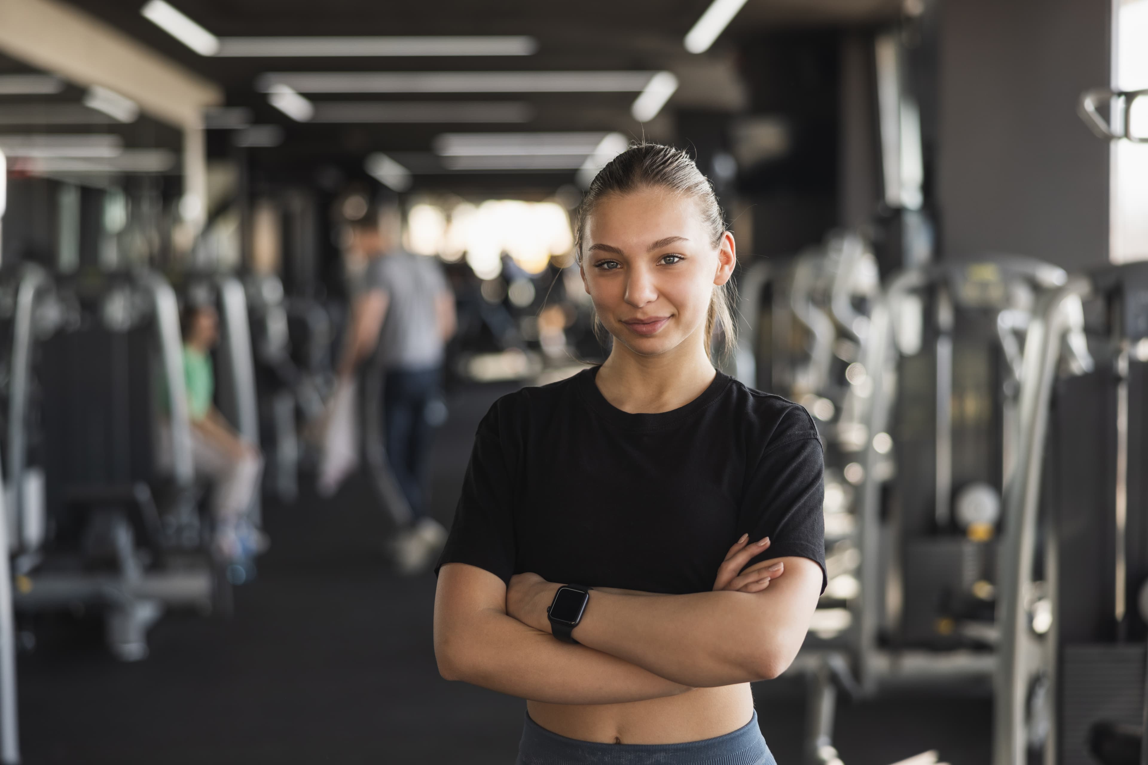 Coach working with a client